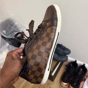 LV Checkerboard Canvas Sneakers